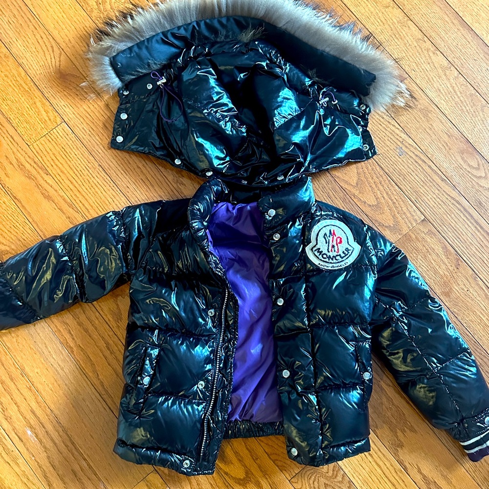 Montcler winter coat girls size 6/7